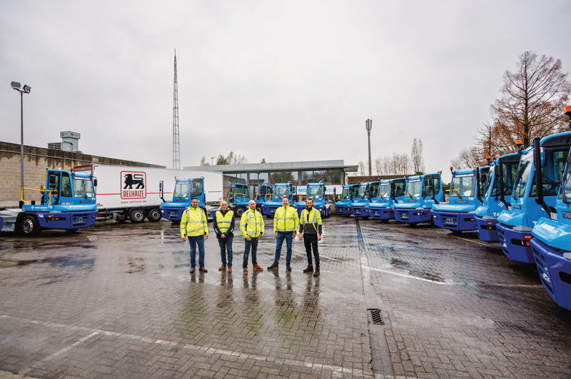 Van Moer Logistics versterkt Delhaize-operaties met 14 Terberg terminaltrekkers