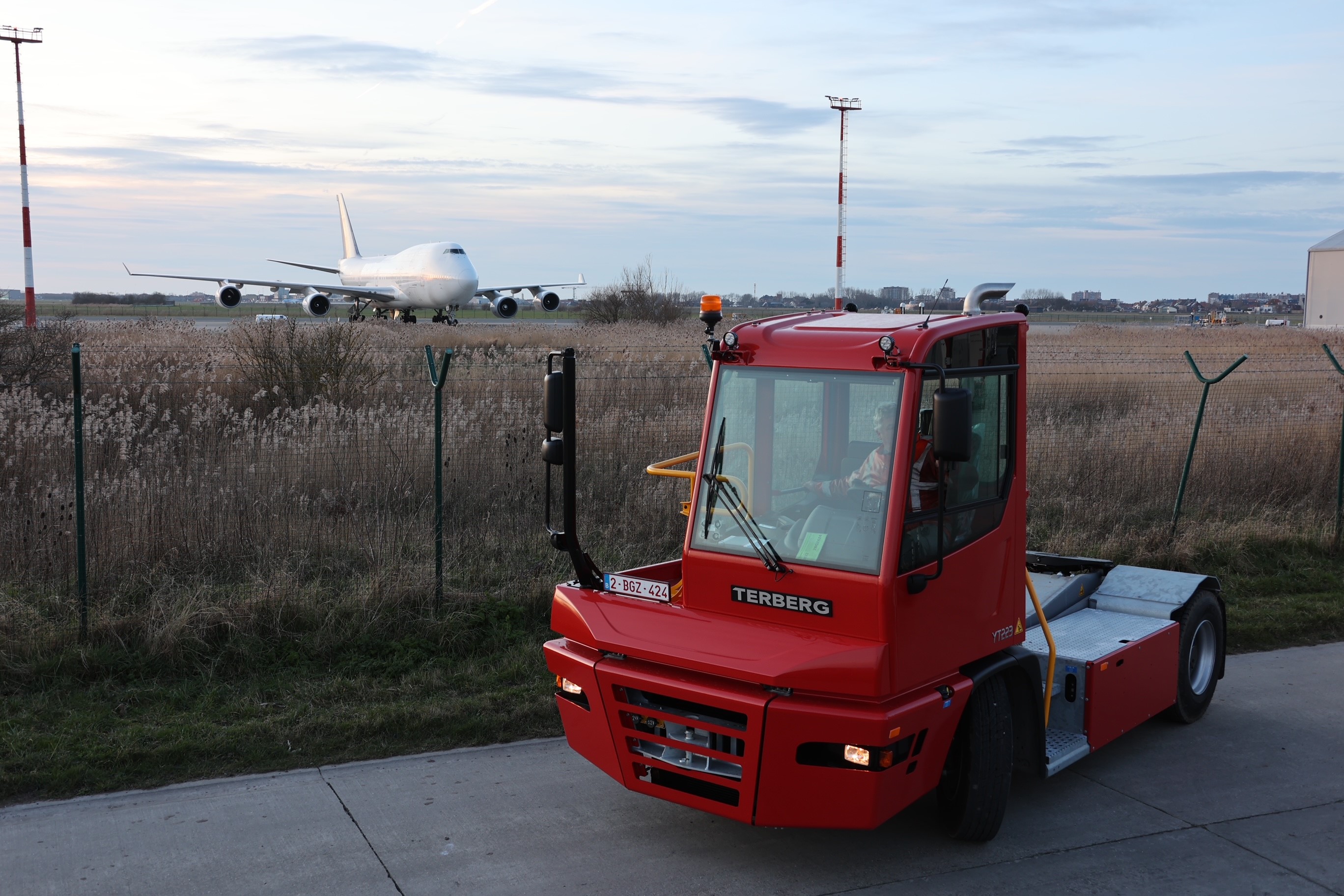 Eerste Terberg op Luchthaven Oostende voor Tulpin Group